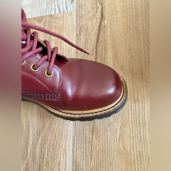Limited Edition - Dr Marten Pascal Combat Boots Women’s Sz 8 AirWear Oxblood - Picture 5 of 13